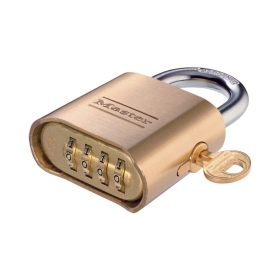 Cadenas &agrave; combinaison et &agrave; cl&eacute; Master Lock 176